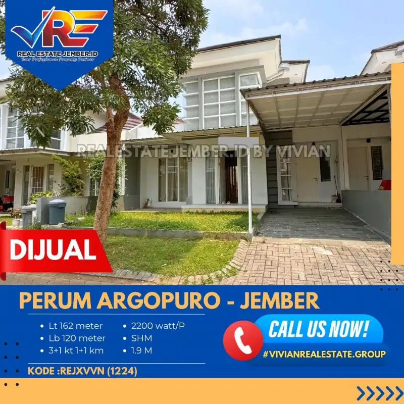 RUMAH DI ARGOPURO JEMBER