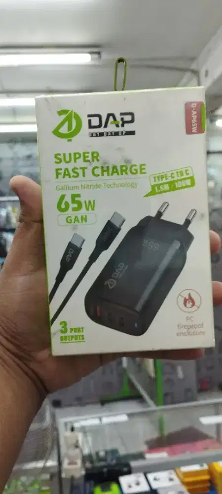 Travel Charger DAP D-AP65W 65W GAN
