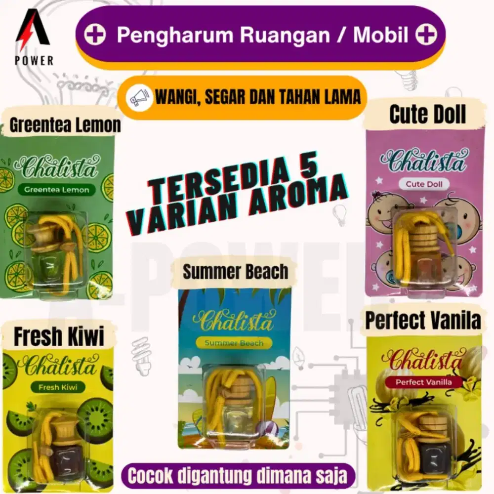 Pengharum / Parfum Gantung Ruangan / Mobil - Bundling 3pcs