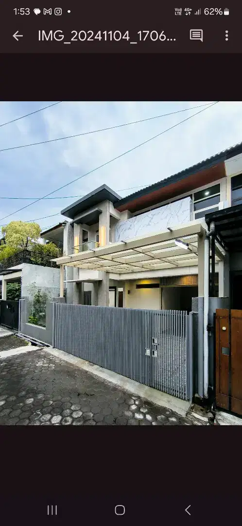 Rumah di batununggal buahbatu semi furnish siap huni