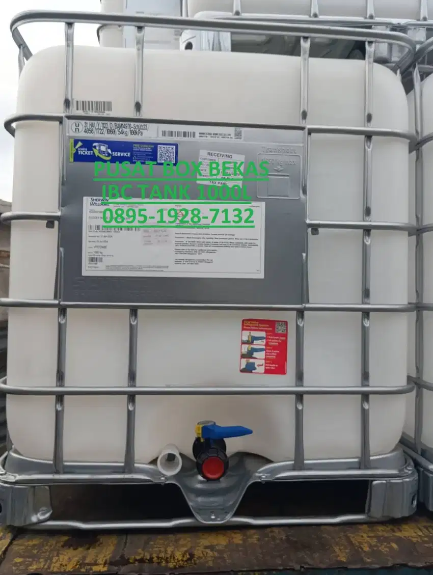 ibc tank 1000L wadah minyak goreng pbb