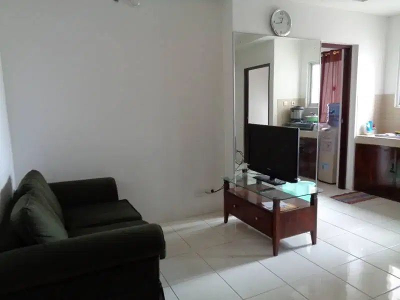 Disewakan Apartemen Mediterania Garden 2, 2+1BR Furnished Luas 53m2
