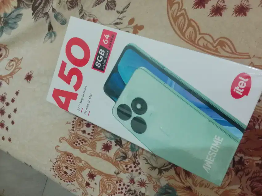 Jual HP itel A50 no minus pemakaian baru 5 bulan