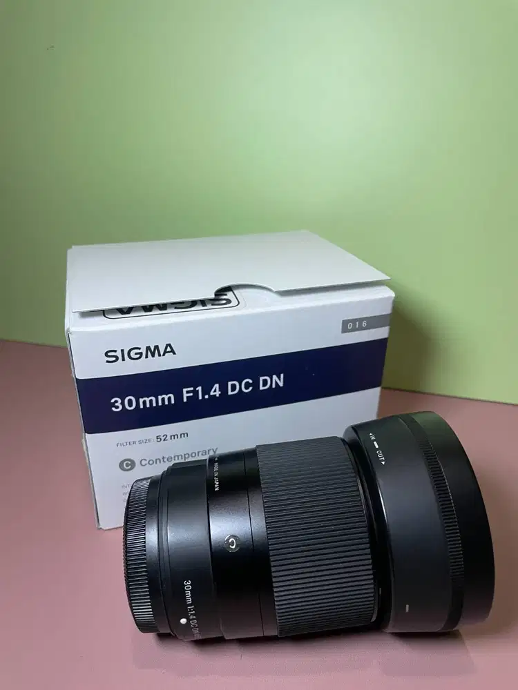 Lensa Sigma 30mm F1.4 DC DN for Fujifilm X Mount Mulus