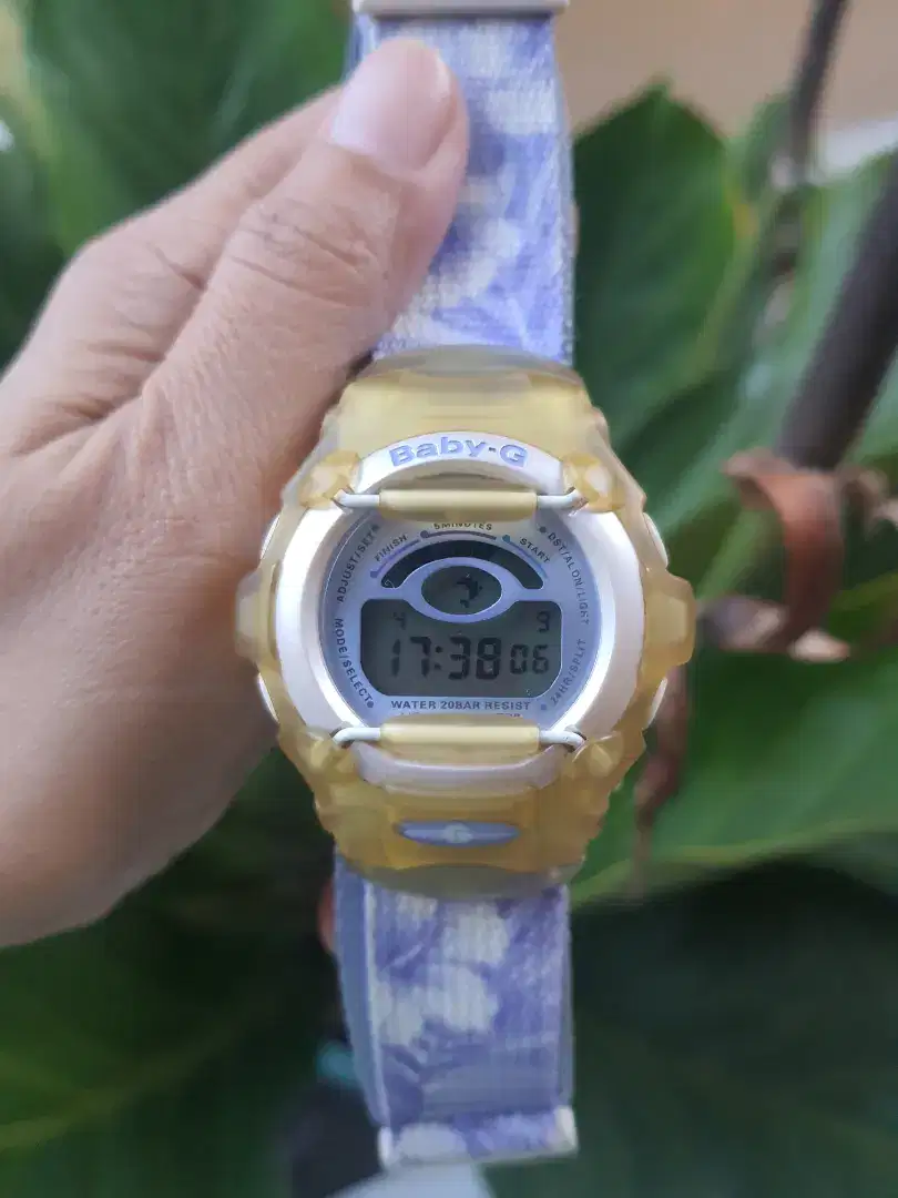 Baby G Purple Flowers - RARE