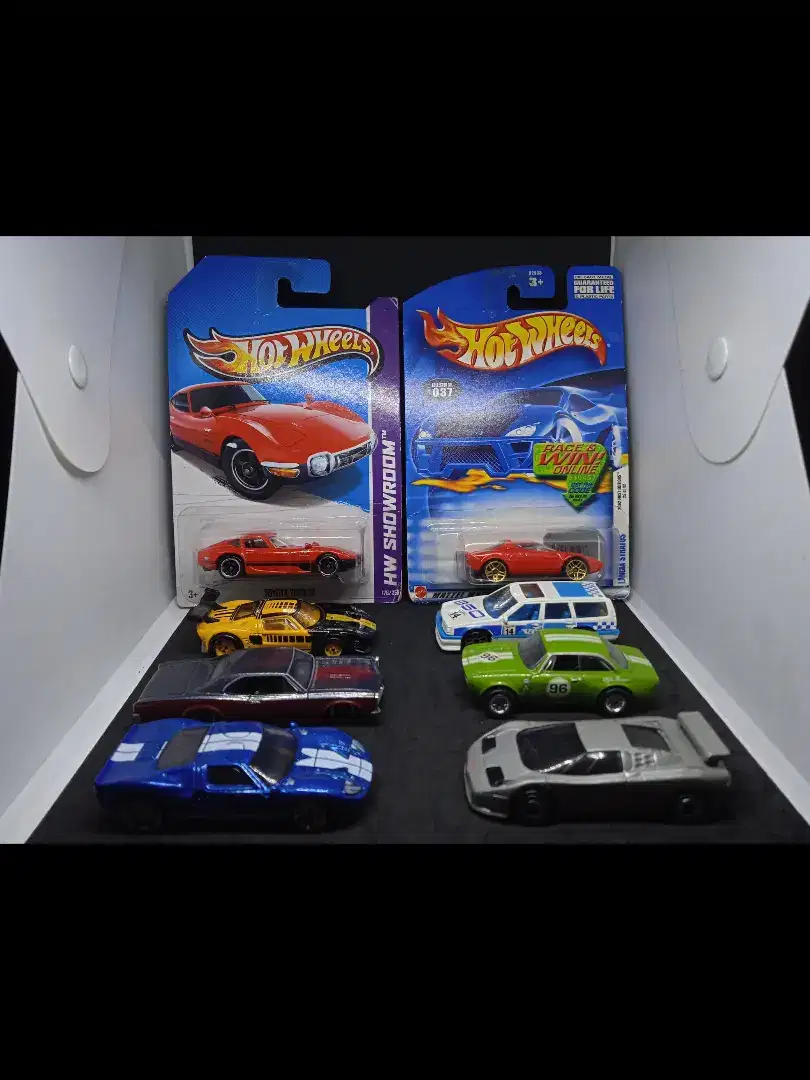 Paket Hot Wheels Bugatti Toyota Ford GT Volvo Pontiac Alfa Romeo