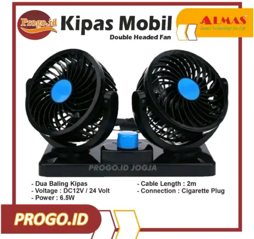 Kipas Angin Portable Dashboard Mobil