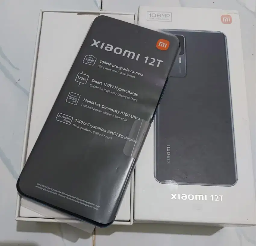 Mi 12T 5G ram 8 256GB black istimewa