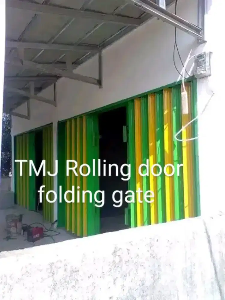 Rolling door folding gate baru servis tukar tambah