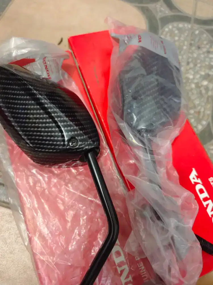 Spion ori Honda Beat Deluxe carbon hitam