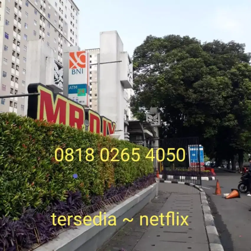 Apartemen Kalibata City disewakan transit harian mingguan 2BR Jakarta