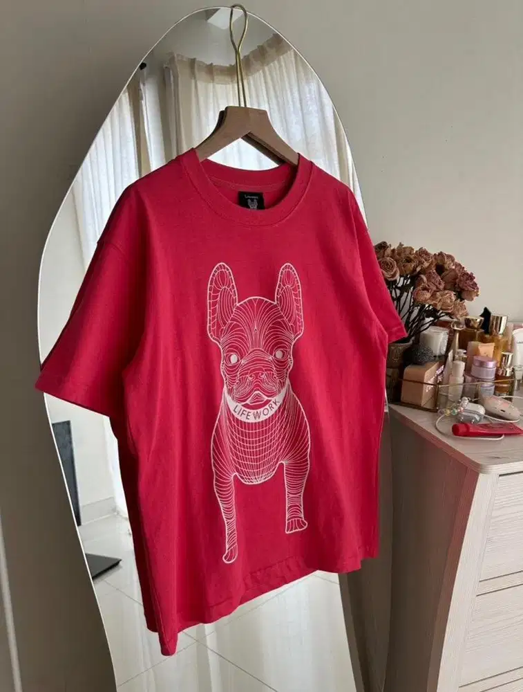 Kaos Lifework Big Radog T-shirt Oversize Basic Tee Big Logo