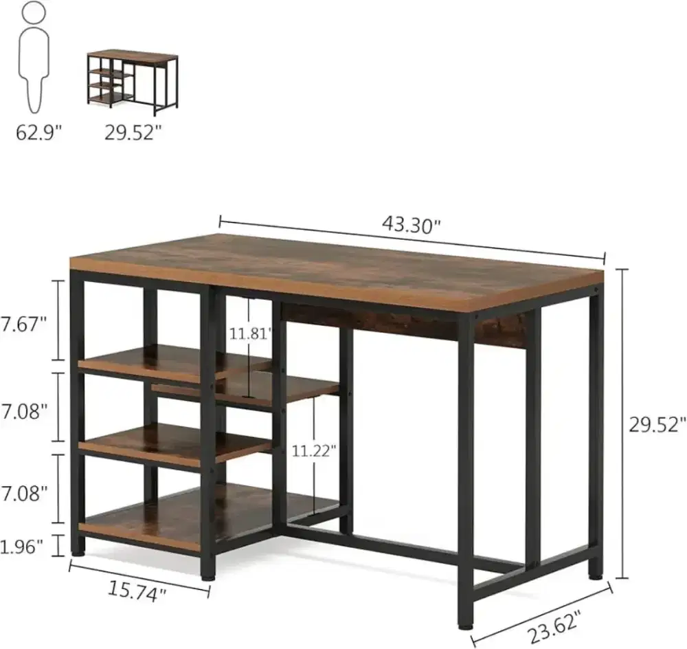 Meja rak komputer/meja makan/meja belajar