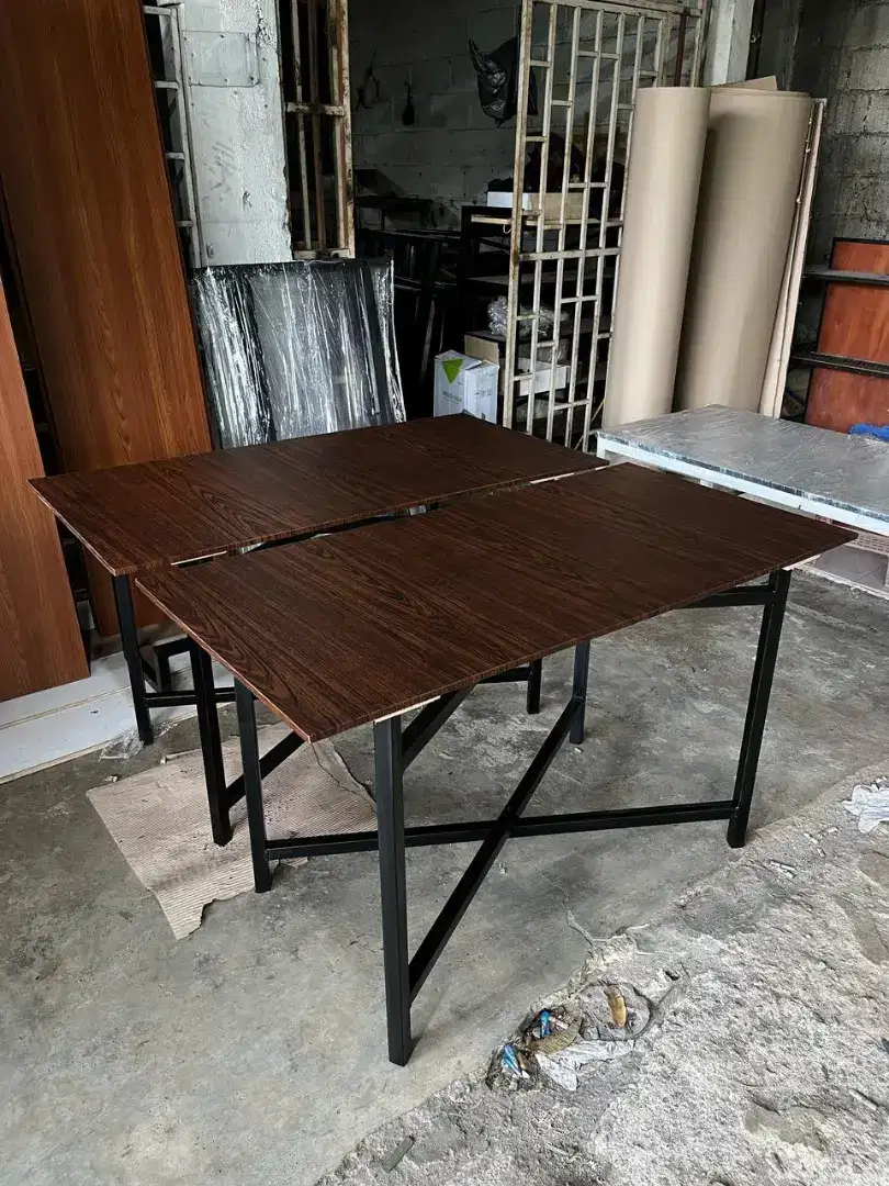 Meja lipat 120x70x70/Meja kantin/meja makan/meja lipat portabel