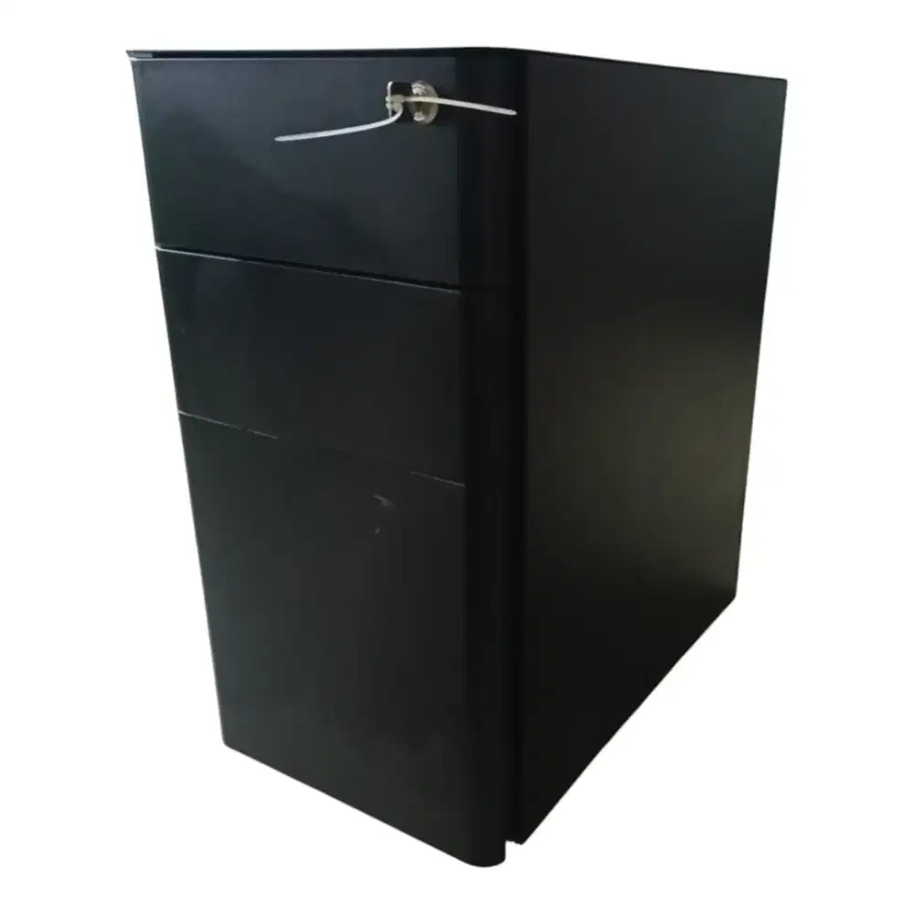 Lemari Rak Hitam Nakas 50x30x55