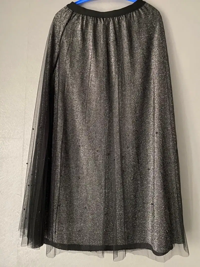 Rok tutu hitam glitter