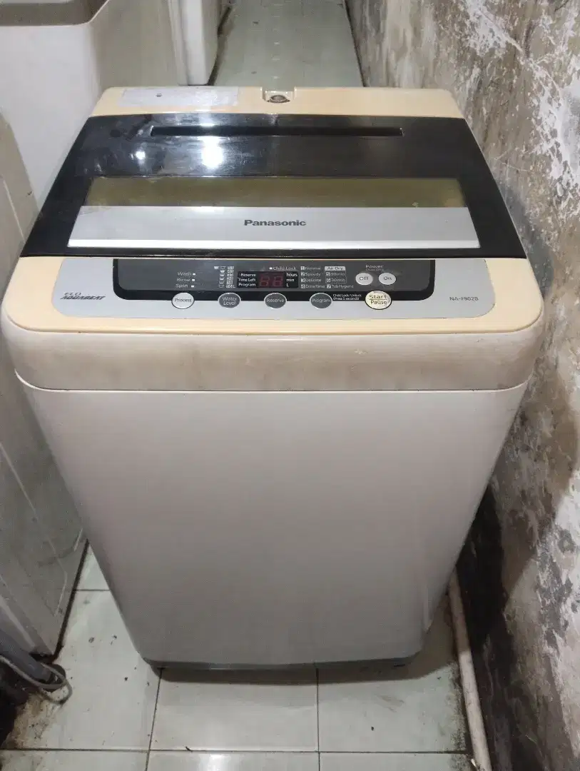 Panasonic 8kg normal siap pakai garansi servis 1bln
