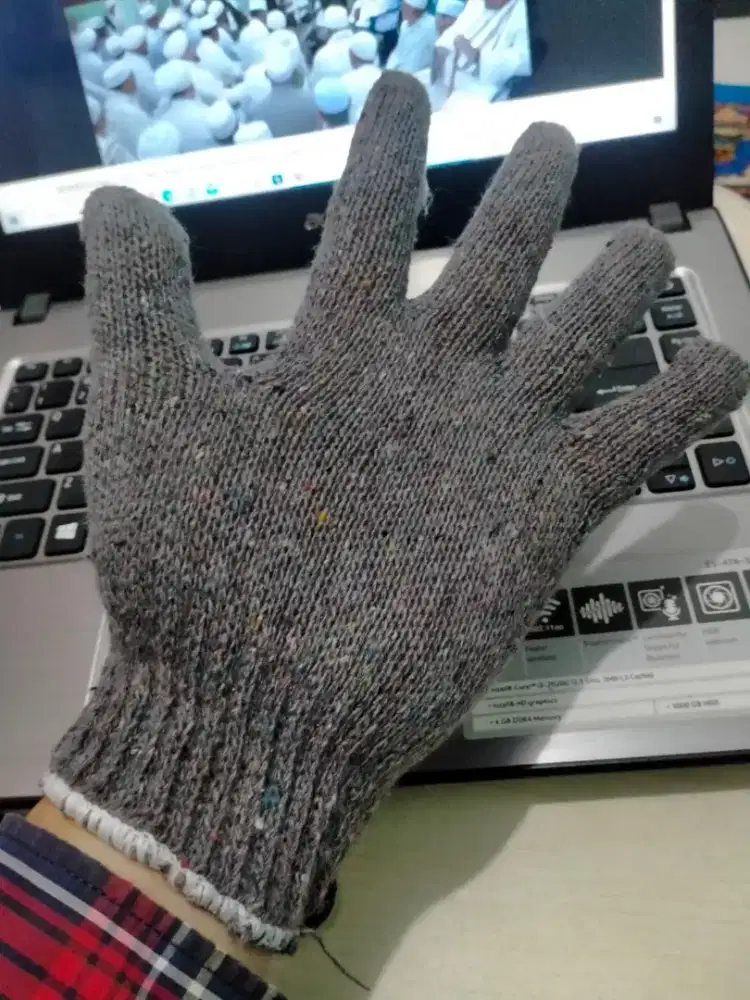 Sarung Tangan B4 Abu-Abu