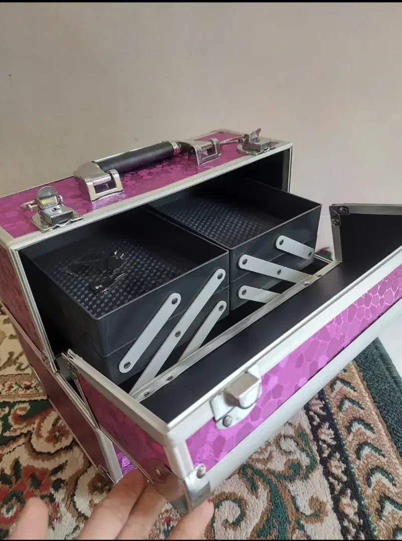 BEAUTY CASE IMPORT PREMIUM (3 layers + extra kunci)