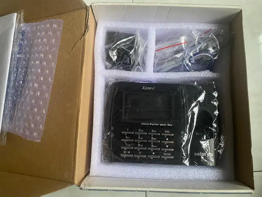 Mesin Absensi Finger Solution X100C support ADMS like new