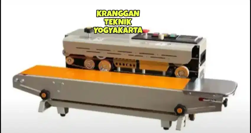 (KRANGGAN TEKNIK)continuous band sealer horizontal mesin press plastik