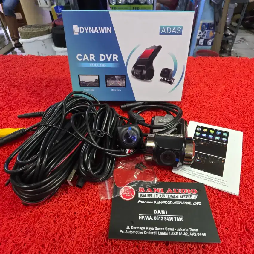 Kamera DYNAWIN CAR DVR FULL HD Front Rear ADAS For Head Unit Android