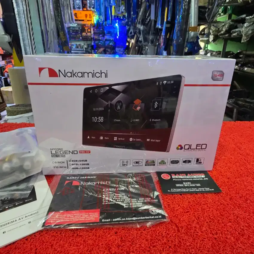 Head Unit Android Nakamichi NA3102i LEGEND SERIES MKIV 4GB+64GB 10 in