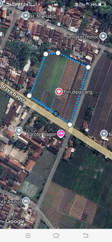 Dijual Tanah Industri Nol Jalan Provinsi Bagor Nganjuk