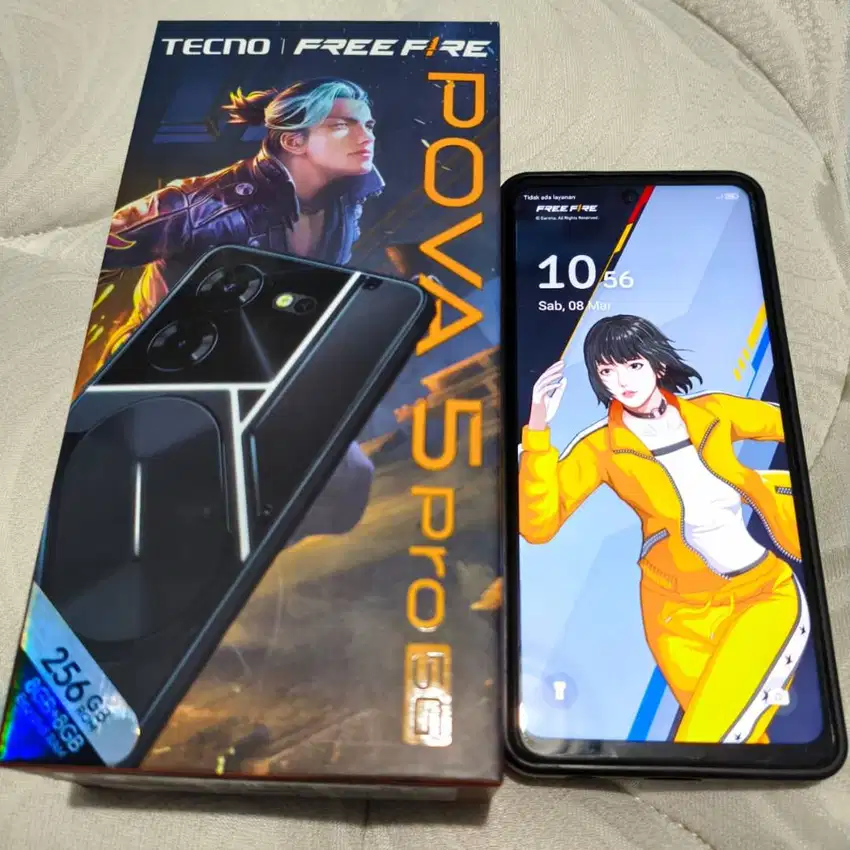 Jual seken second Hp Tecno Pova 5 Pro 5G