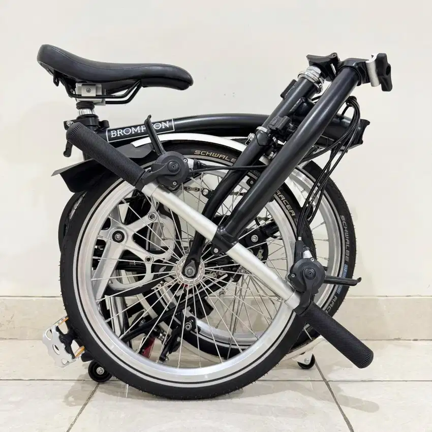 SEPEDA LIPAT BROMPTON S6L BLACK 2019 - LIKE NEW