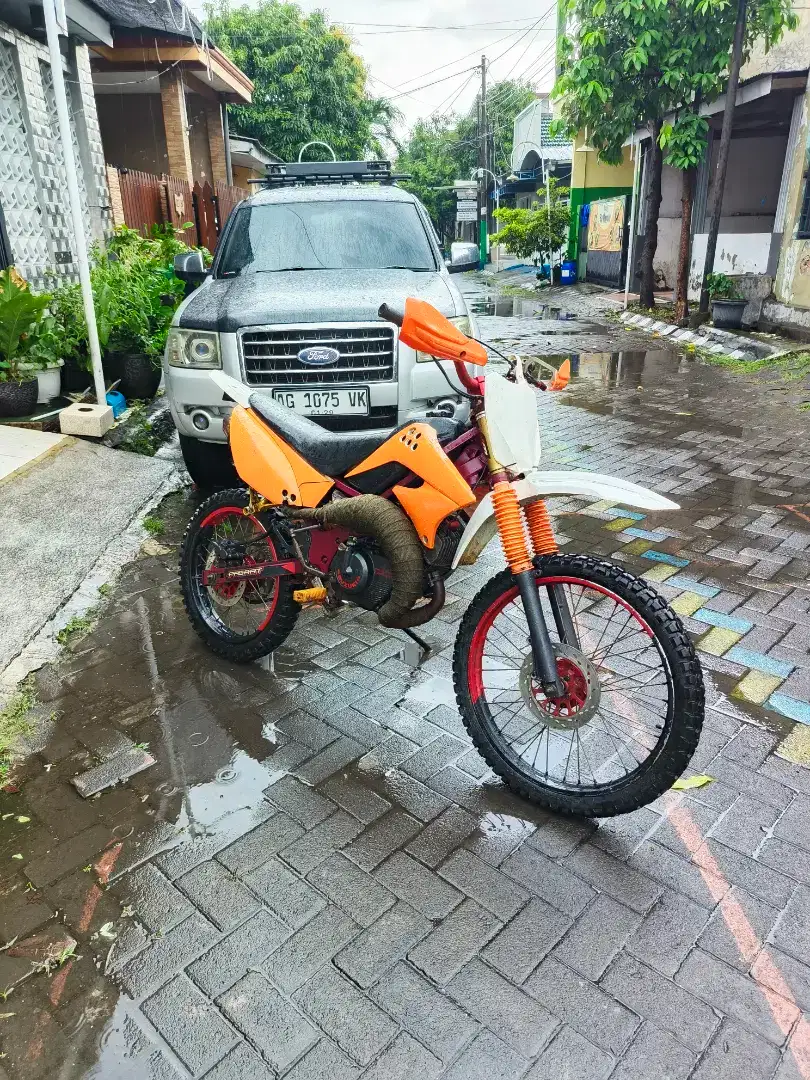 Trail basic satria 2 tak 6 speed