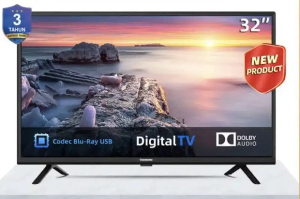 Digital TV Led Changhong 32inci. Baru