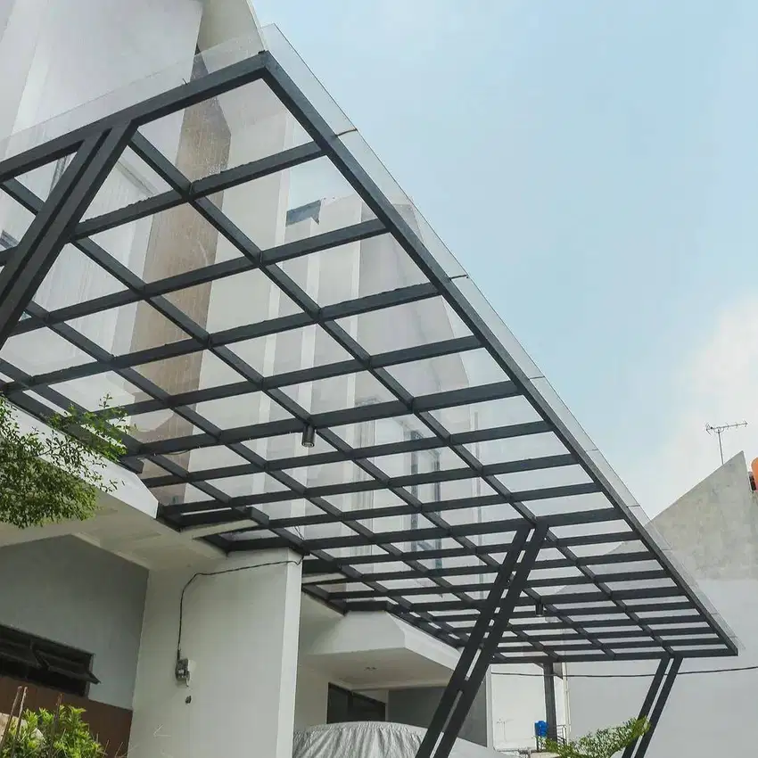 kanopi kaca tempered 10mm
