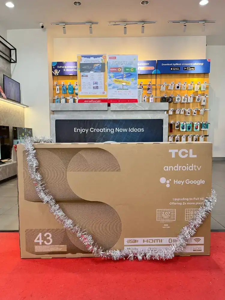 TCL Smart TV FHD Google Tv  Cash Credit bisa Cashback 500Rb
