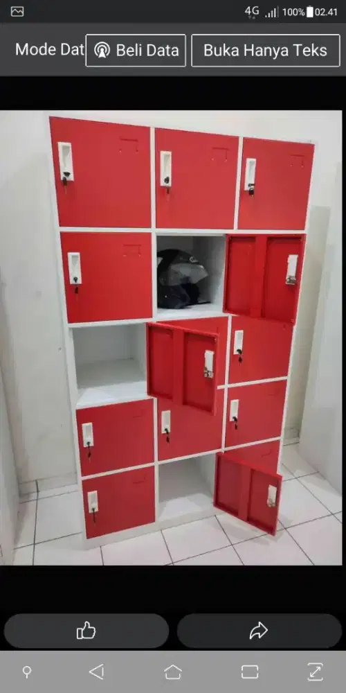 Lemari loker 15pintu