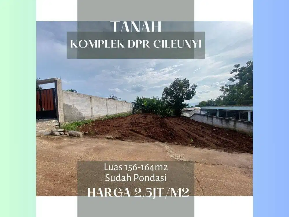 TANAH BANDUNG TIMUR DALAM KOMPLEK DPR CILEUNYI