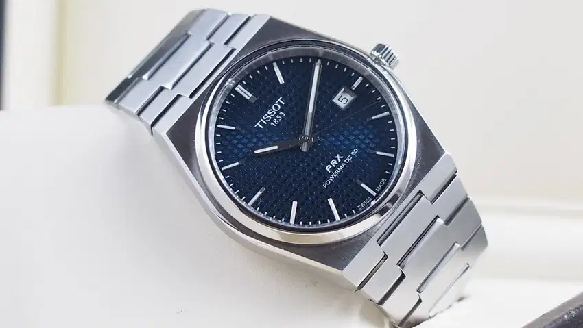TISSOT PRX POWERMATIC 80 BLUE DIAL STEEL 40MM