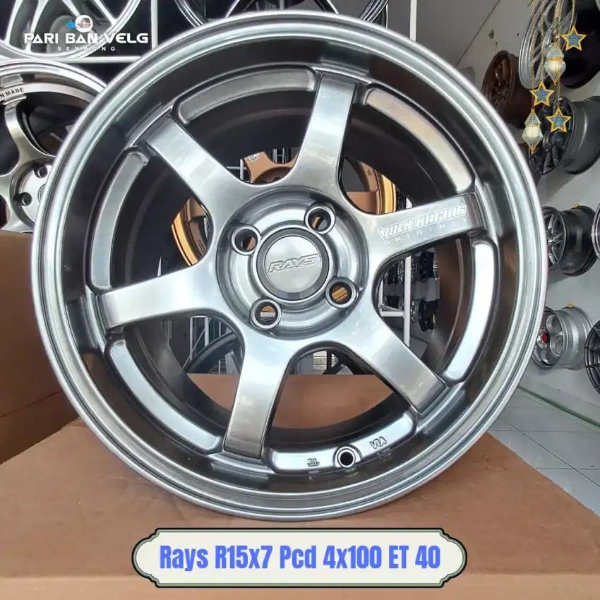 Velg Rays Volk Racing Original Ring 15 Lebar 7 Pcd 4x100 ET 40
