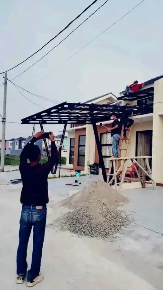 Kanopi Rangka Baja Ringan