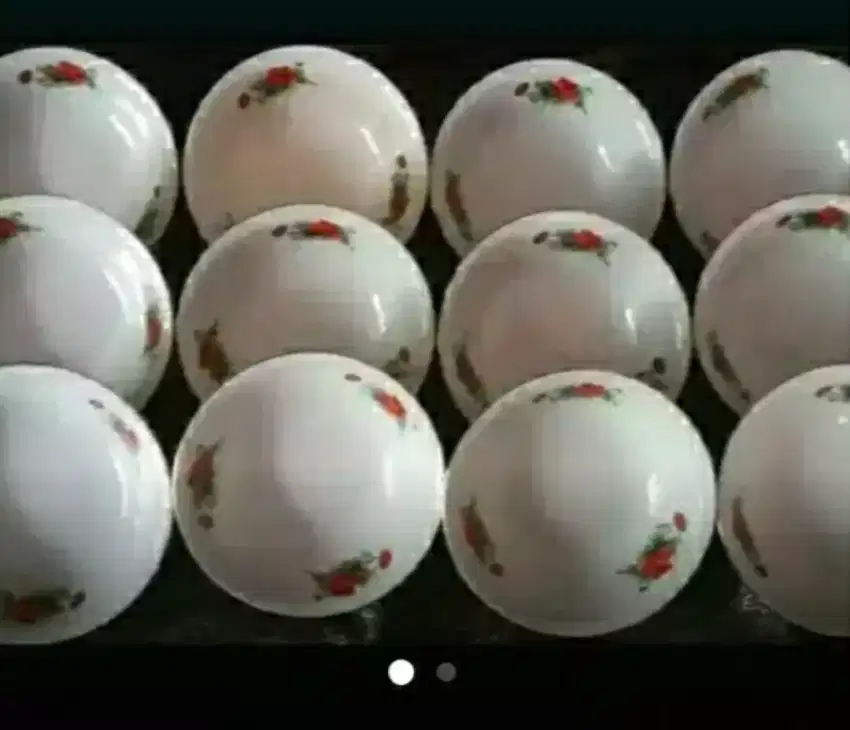 1 lusin piring kecil utk pudding (China)