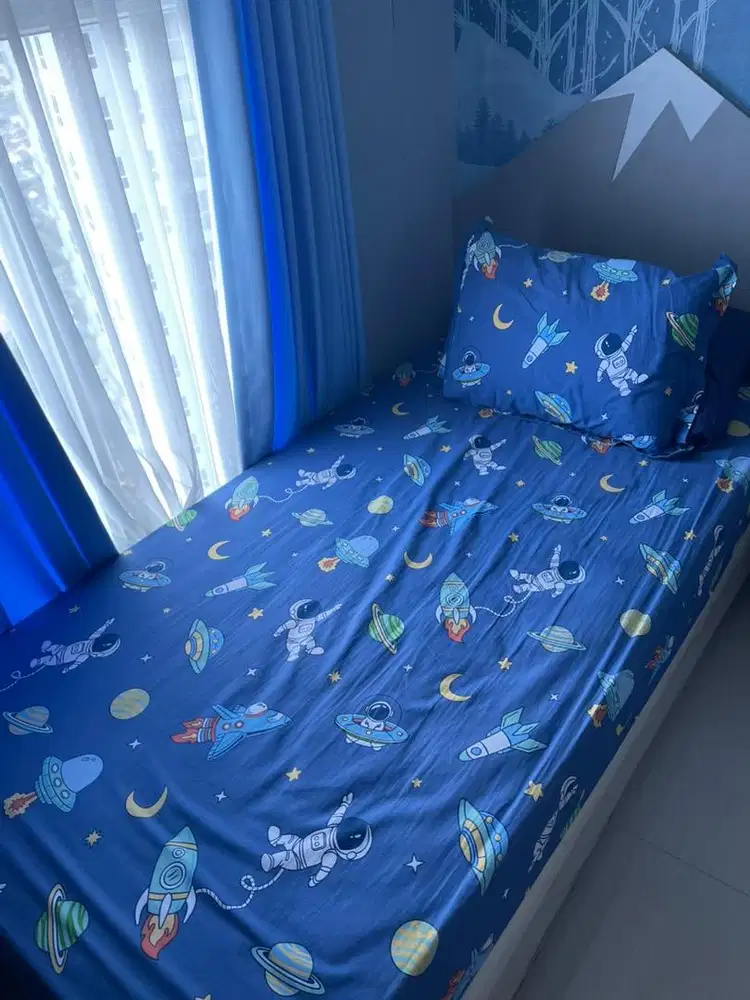 Sprei Anak Astronot 100x200cm