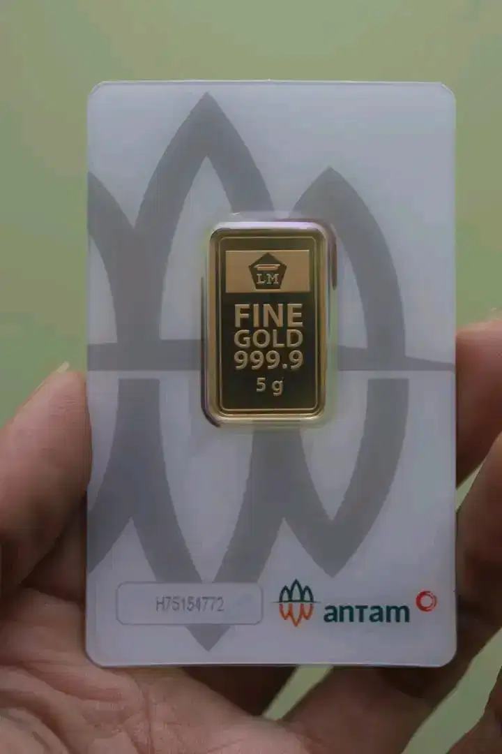 LM Antam 5gr 999,9 certieye original