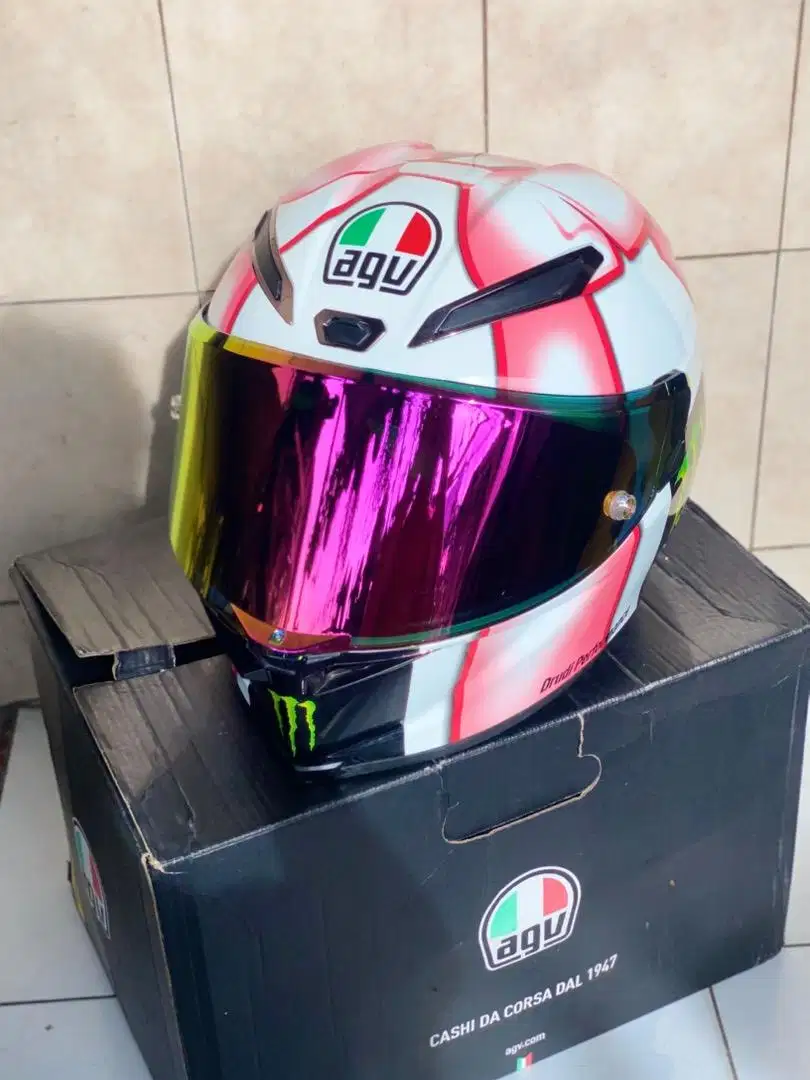 AGV Pista GPRR Misano pink (nego sampai jadi)