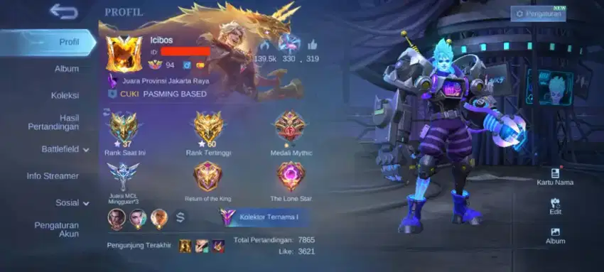 Akun Mobile Legend