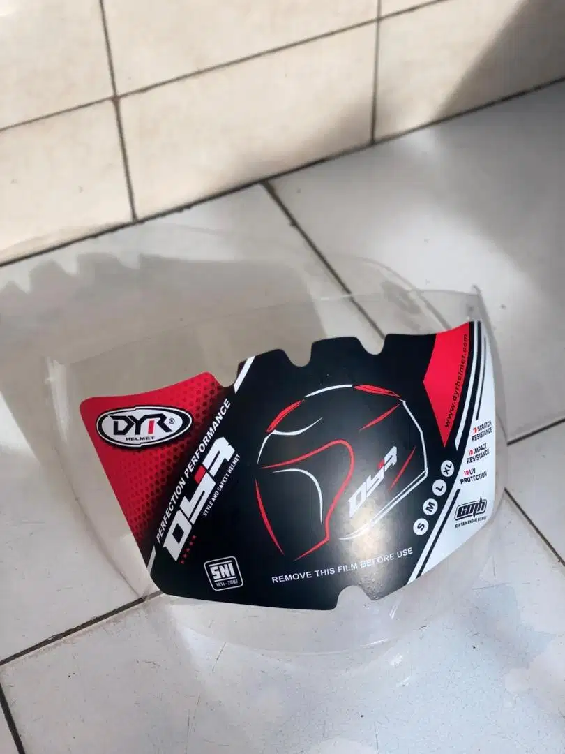 Visor helm DYR + Spoiler (murah)