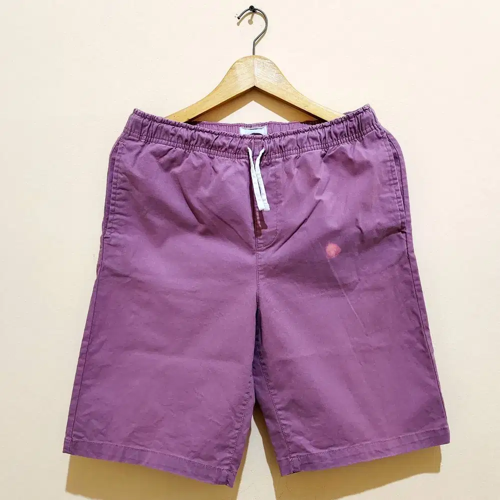 Celana Pendek Pria Old Navy Drawstring Short Pants Slim Fit Ungu Lilac