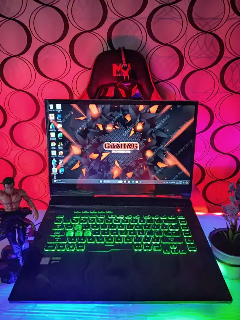 [NVIDIA GTX] Lapptop Gaming Asus ROG STRIX CYBERPUNK RAM 16GB/512GB!