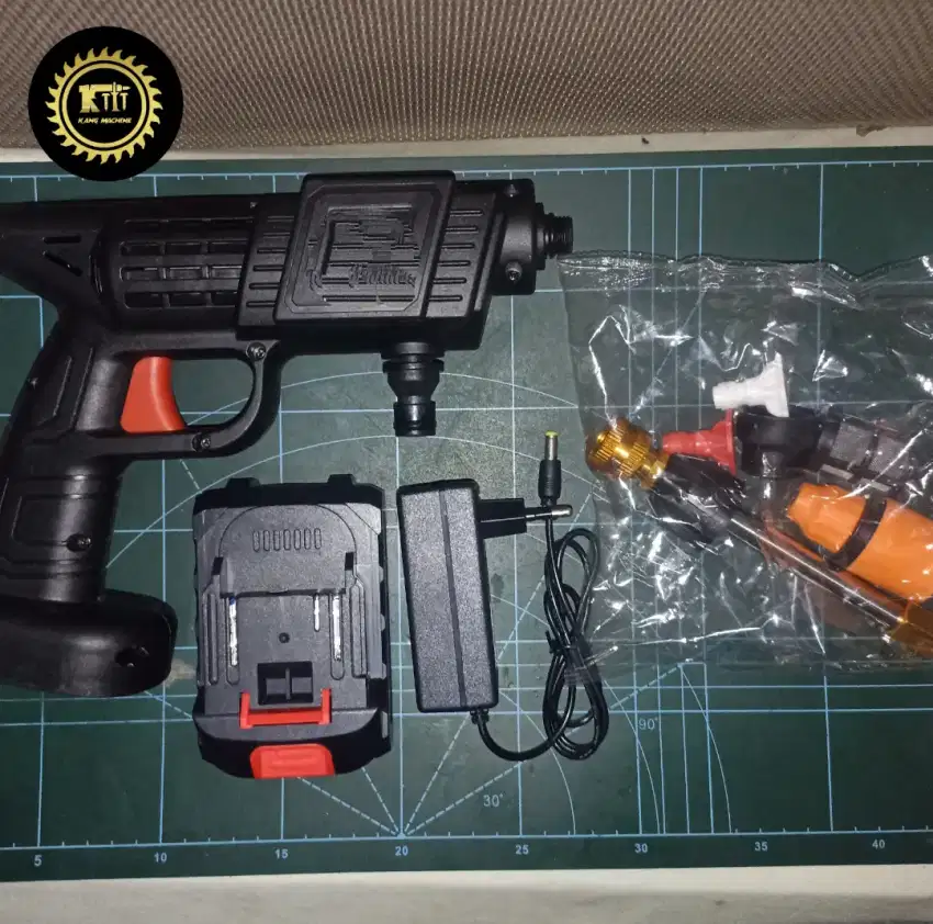 Jet cleaner alat cuci steam tenaga baterai