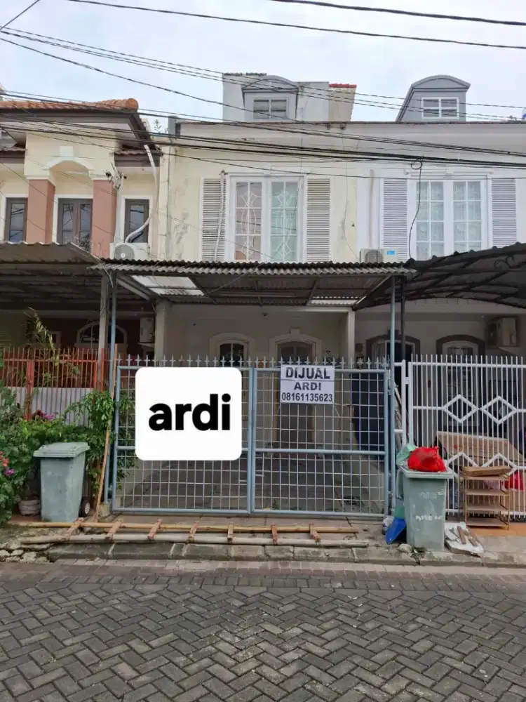 Rumah 2 lantai, hdp utara Citra Garden 2 ex