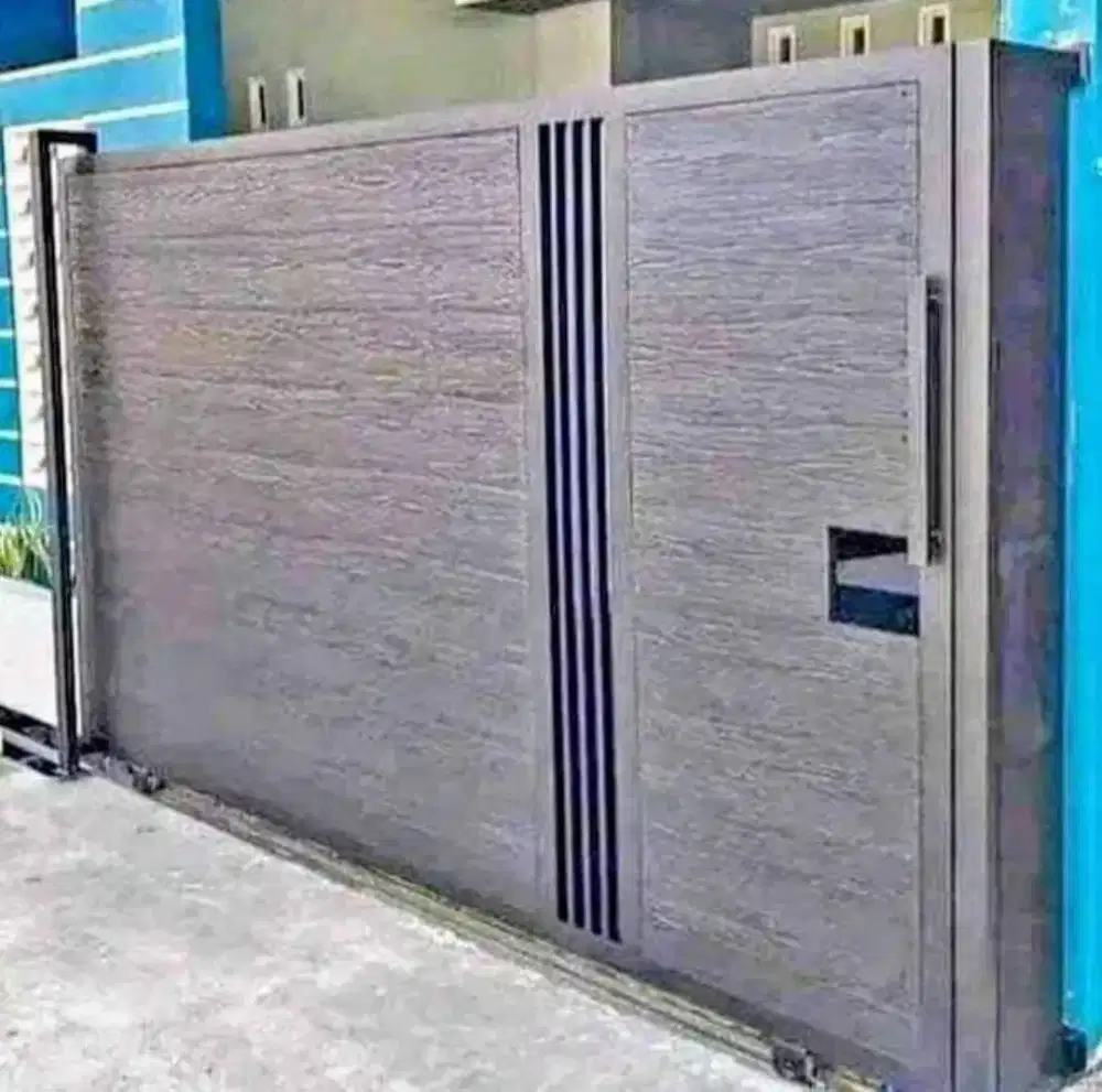 003 pagar minimalis grc woodplank